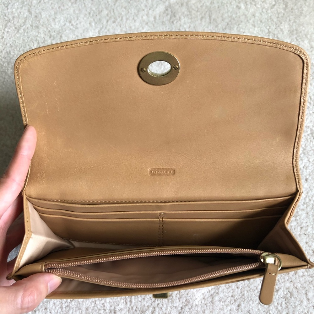 Coach Leather Envelope Wallet